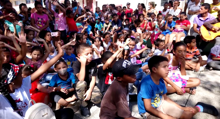 The children of Contramaestre celebrated with joy their day