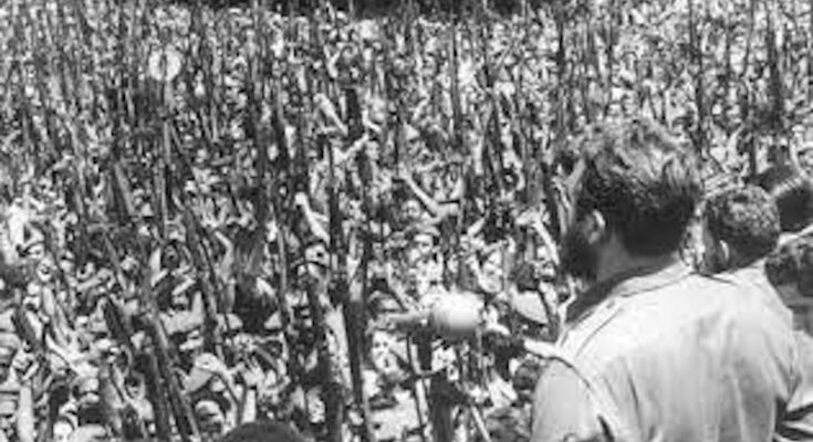 Fidel Castro declared the socialist character of the Cuban Revolution on April 16, 1961.