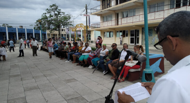 Contramaestre defending the rights of LGBTI