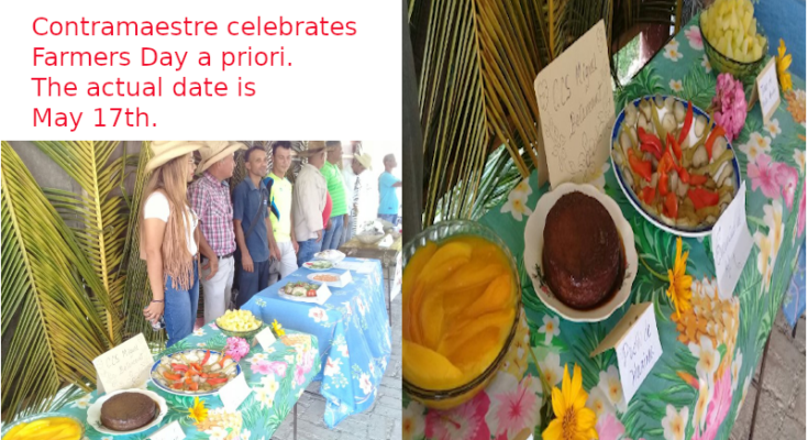 Contramaestre celebrated the Farmer Day a priori
