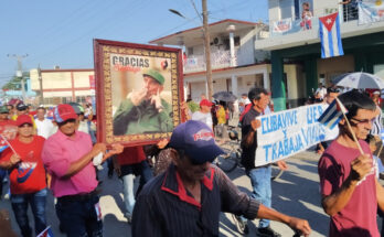 May 1st Parade in Contramaestre evoked Fidel Castro 1 May Day in Contramaestre