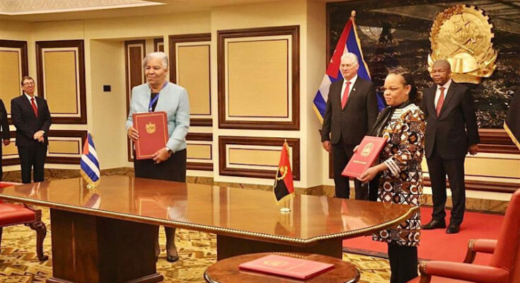 Angola and Cuba sign cooperation agreements
