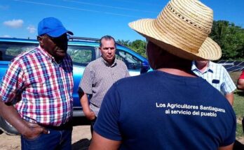 Salvador Valdés Mesa visits productive areas in Contramaestre municipality 1 Salvador Valdés Mesa visits productive areas in Contramaestre municipality