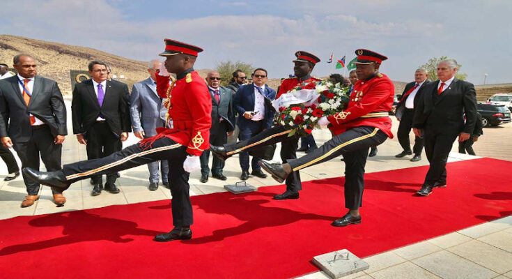 Cuban President paid tribute to heroes of Namibia