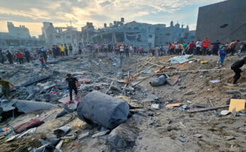 Hundreds killed and wounded after Israel’s bombing of camp 1 Hundreds killed and wounded after Israel’s bombing of camp