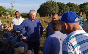 Diaz-Canel visits economic and social centers in Matanzas 1 Diaz-Canel visits economic and social centers in Matanzas