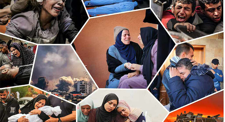 Israel shells towns in Gaza and threatens to expand attacks