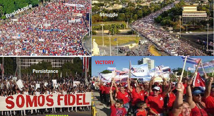 The Cuban People through resistance and victories