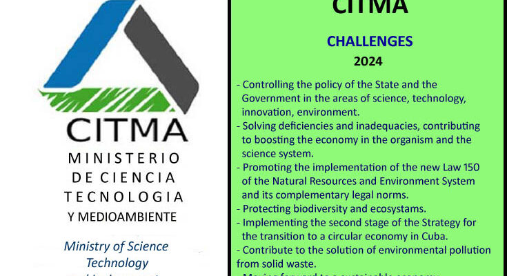 Science and Technology and the Environment (CITMA) and its challenges in 2024