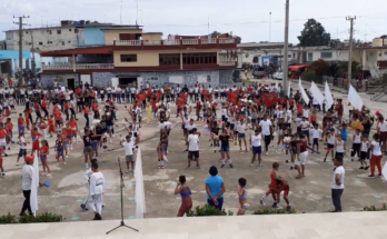 Broad participation of Contramaestre in recreational sports festival Cubaila 1 Cubaila festival in Contramaestre