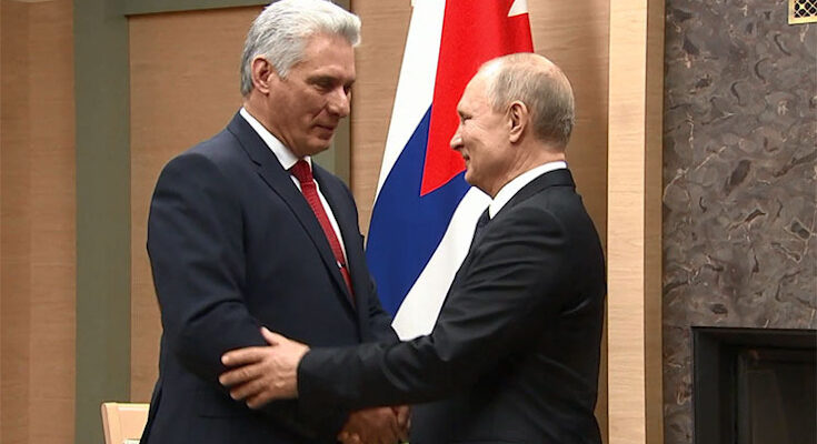 Cuban president complies with intense agenda in Russia