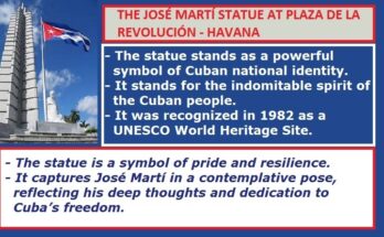 The José Martí statue at Plaza de la Revolución 1 The José Martí statue at Plaza de la Revolución