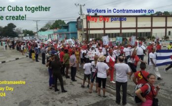 May Day in Contramaestre for dignity 1 May Day Parade in Contramaestre for Dignity