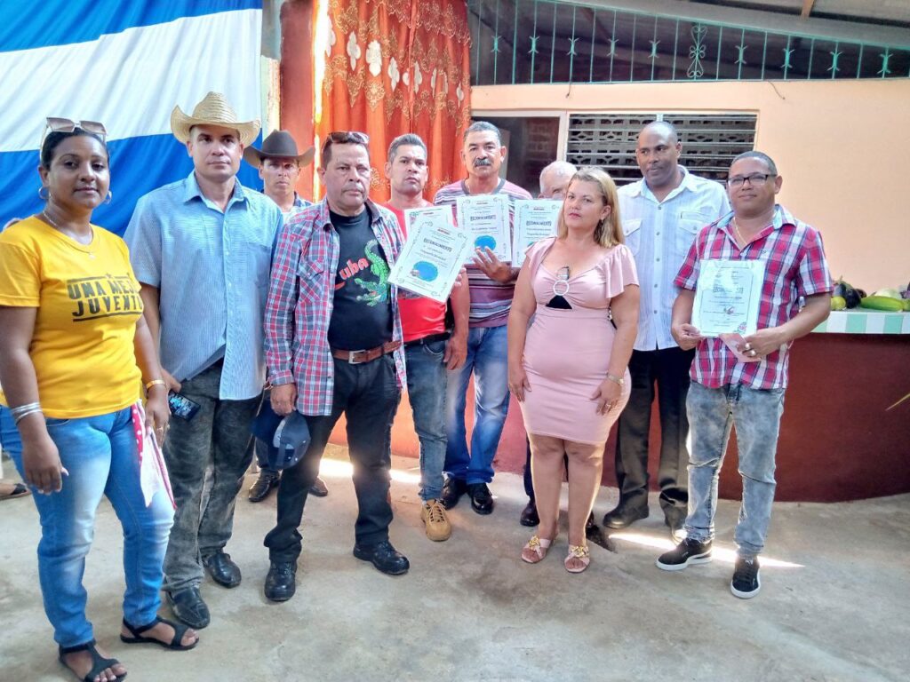 Ceremony held in Contramaestre for the Farmer's Day 3 Event held in Contramaestre for the Farmer's Day