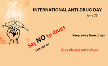 For a life without drugs 1 No to drug abuse