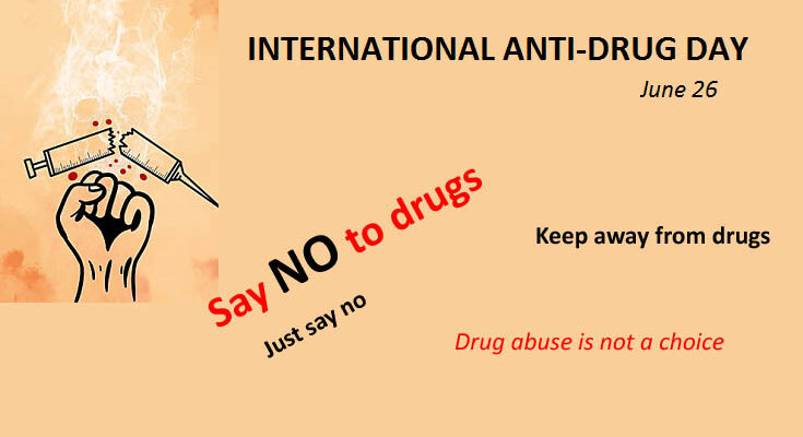 No to drug abuse