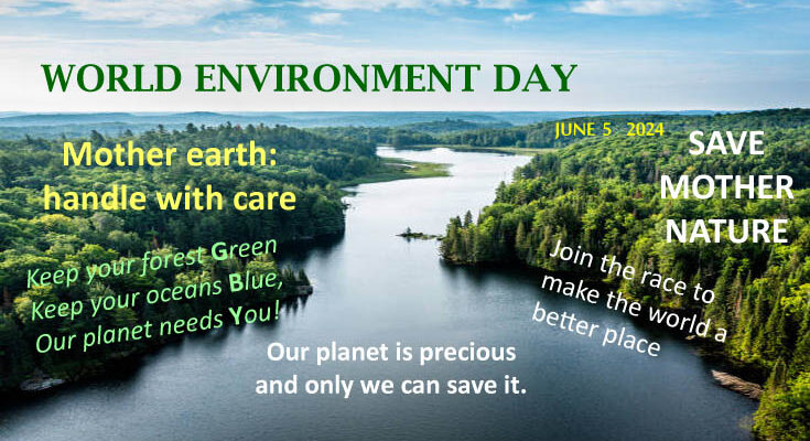 Let us make peace with the Earth 1 Environment Day