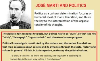 José Martí and politics I 1 José Martí and Politics