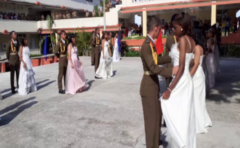 Young soldiers in Contramaestre celebrate their 15 years in a collective event 1 vlcsnap 2024 06 17 16h56m22s856