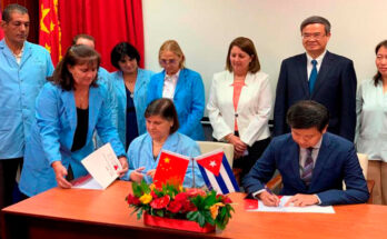 China and Cuba sign agreement for the creation of a new laboratory 1 China and Cuba sign agreement for the creation of a new laboratory