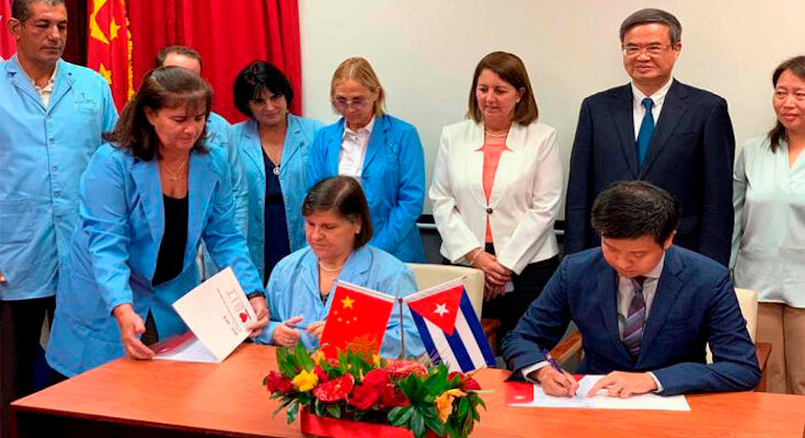 China and Cuba sign agreement for the creation of a new laboratory 1 China and Cuba sign agreement for the creation of a new laboratory