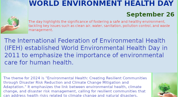 Biodiversity and health, Cuba's challenges for sustainable development 1 World Environment Health Day