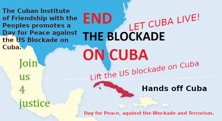 The Day for Peace, against the Blockade against Cuba and Terrorism has begun 1 Day for Peace, against the Blockade and Terrorism