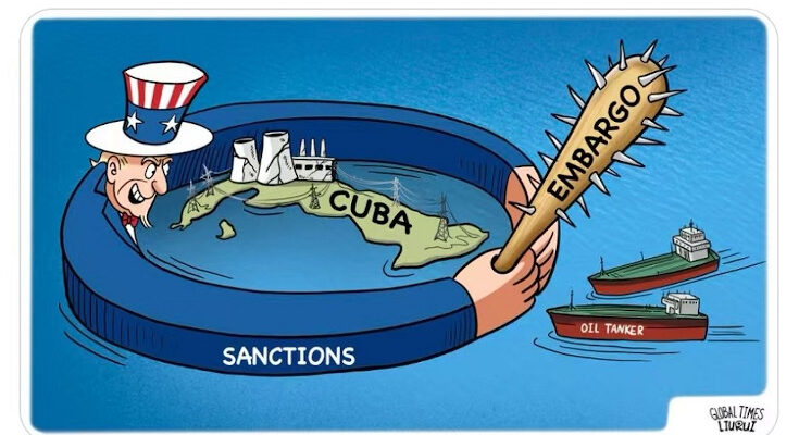 Chinese press denounces U.S. blockade of Cuba's energy crisis
