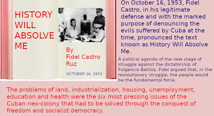 History will absolve me