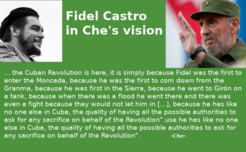 Fidel in Che's vision 1 Fidel in Che’s vision