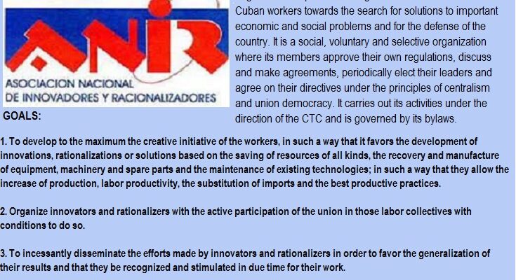 Innovators in Contramaestre evaluates its performance 1 Contramaestre and its innovators