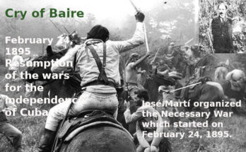 Baire is a worthy site to remember the 1895 Cry for Independence 1 Baire is a worthy site to remember the 1895 Cry for Independence.
