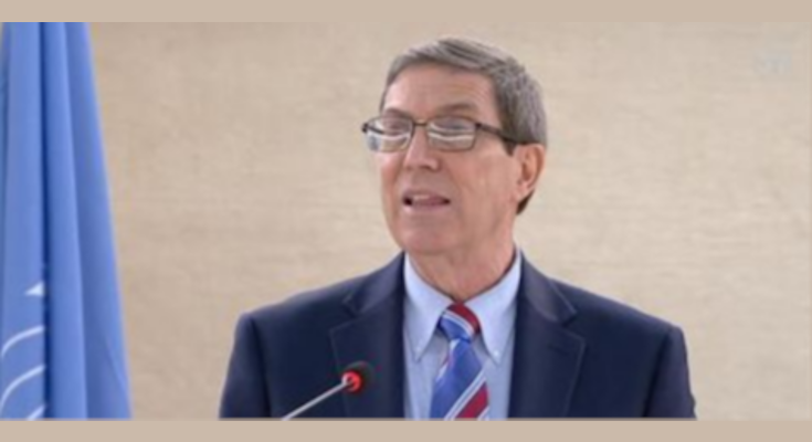 Foreign Minister Bruno Rodríguez: U.S. seeks to destroy the Cuban economy