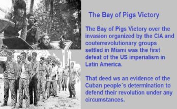Bay of Pigs Victory, symbol of a determination 1 The Bay of Pigs Victory