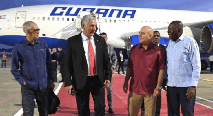 Díaz-Canel returns to the homeland after visit to Russia 1 Diaz-Canel is back home from Russia.