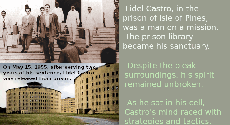 Fidel Castro's imprisonment for political growth 1 Fidel Castro used imprisonment to grow politically.