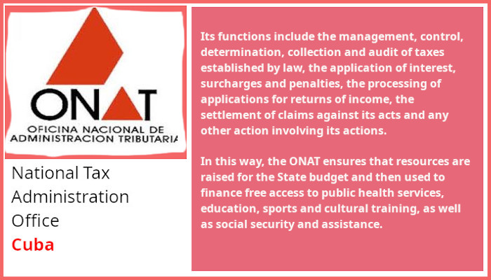 Tax Administration of Contramaestre for the banking process 1 National Tax Office, Cuba