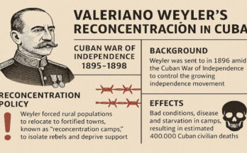 Valeriano Weyler reconcentration in Cuba
