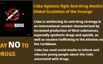 Cuba against drug abuse