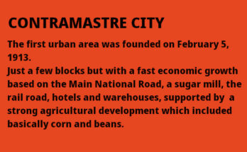 Contramaestre city founded on February 5, 1913.