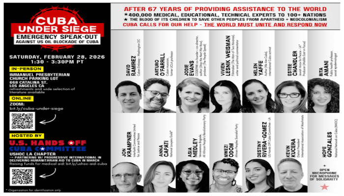 US people against the US blockade on Cuba