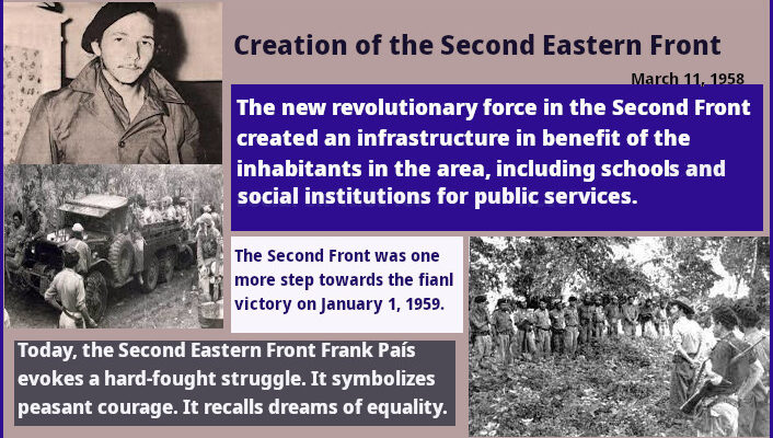 Creation 0f the Second Eastern Front in the former Oriente province