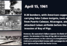 Bombing of airports in Cuba, prelude to the invasion of Bay of Pigs