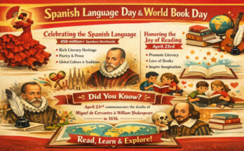 Spanish Language Day and World Book