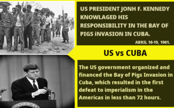 US invasion in the Bay of Pigs, Cuba