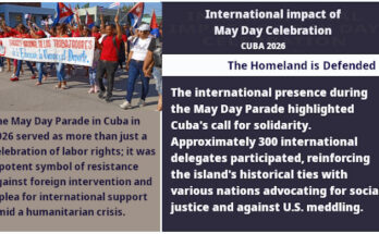 The International Repercussions of the May Day Parade in Cuba, 2026