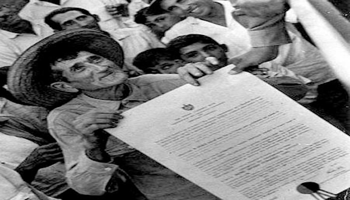 First Agrarian Reform Law: Land in the Right Hands 1 First Agrarian Regorm in the Cuban Revolution