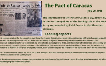 Caracas Pact, July 20, 1958