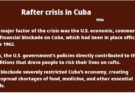 The Rafter Crisis in Cuba of 1994