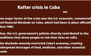 Rafter crisis in Cuba
